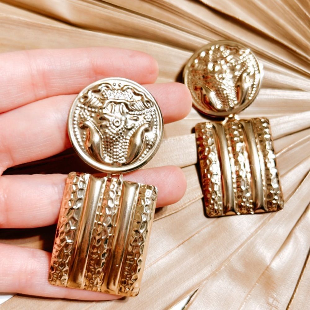vintage style drop earrings A292 - Picture 4 of 4